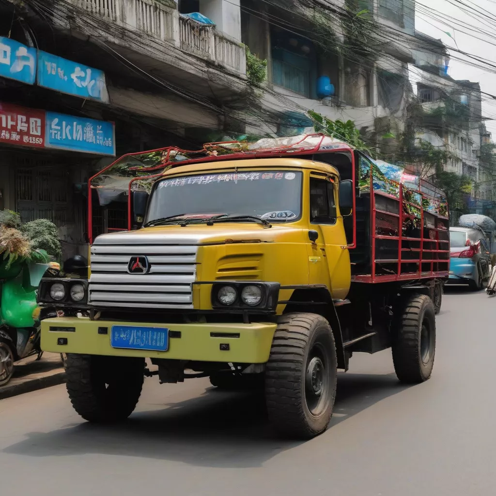 Xe tải được độ lại tại Hà Nội