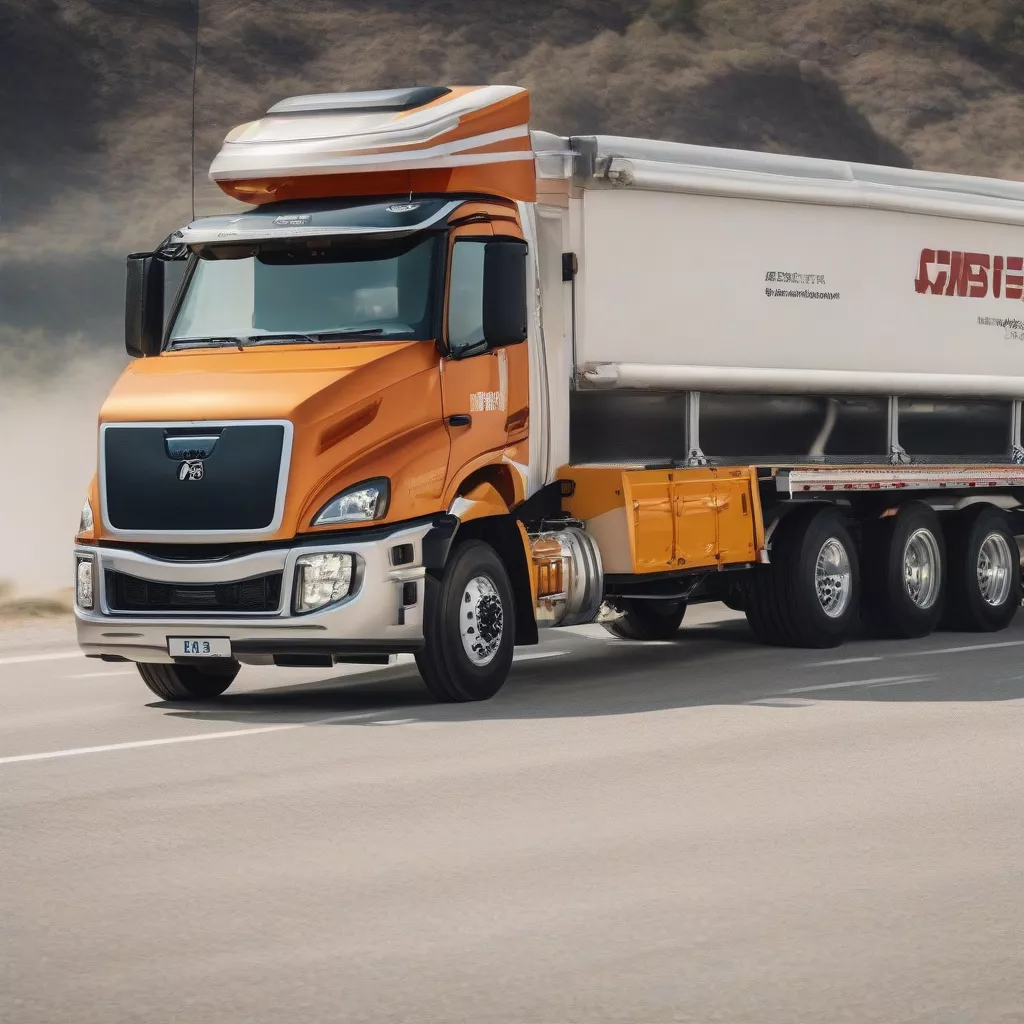 Truck equipped with a safe ABS braking system