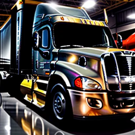 Freightliner 2004 esposto nello showroom