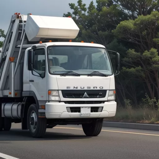 Fuso 12t Dreiachser mit Unic URV504 Kran: Robust & Effizient