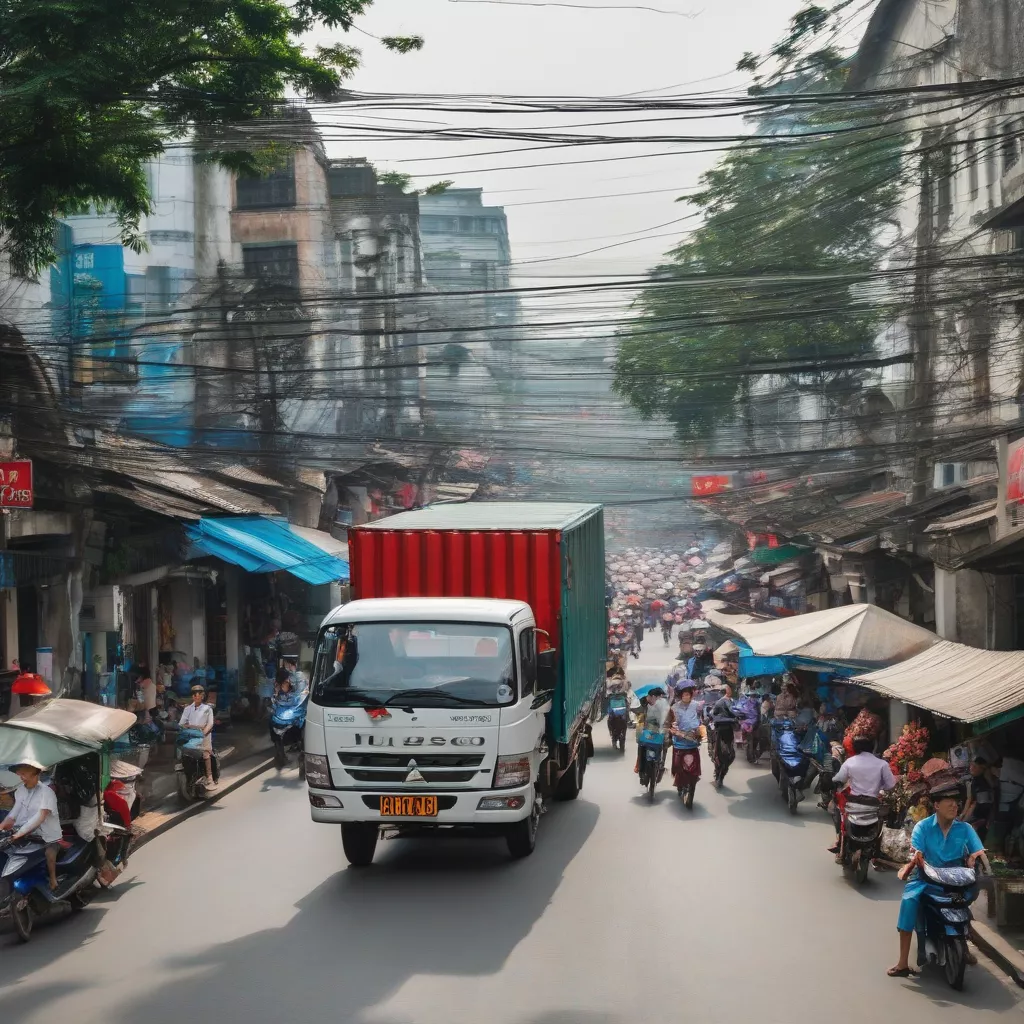 Truk Fuso 3,5 Ton di Hanoi