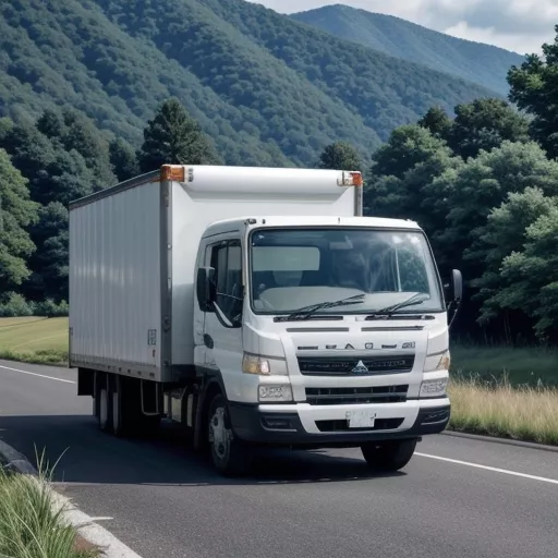 白いフソウ キャンター 4.7LW 1.9トン 平ボディ