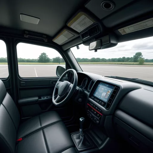 Interior of the Fuso FA 6-Ton Dropside Truck