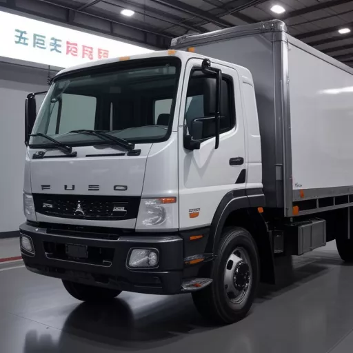 Fuso FI 7.5 ton truck displayed at the XE TẢI HÀ NỘI showroom