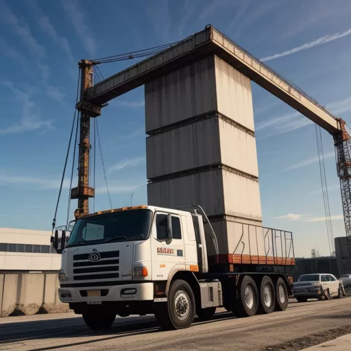 随车吊作业现场