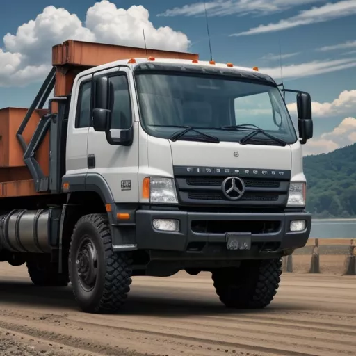 5톤 유니크 5단 크레인 장착 트럭: 강력한 성능과 넓은 작업 반경