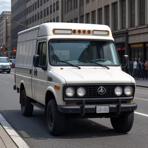 सड़क पर चलता गज़ेल ट्रक