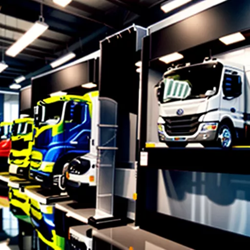 Hình ảnh xe tải trưng bày tại Xe Tải Hà Nội