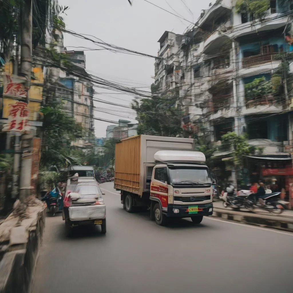 Trucks in Hanoi