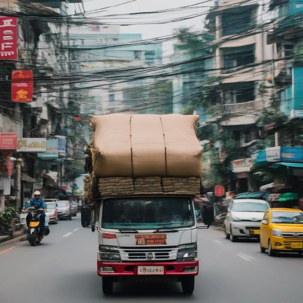 Xe Tải Hà Nội logo on a truck