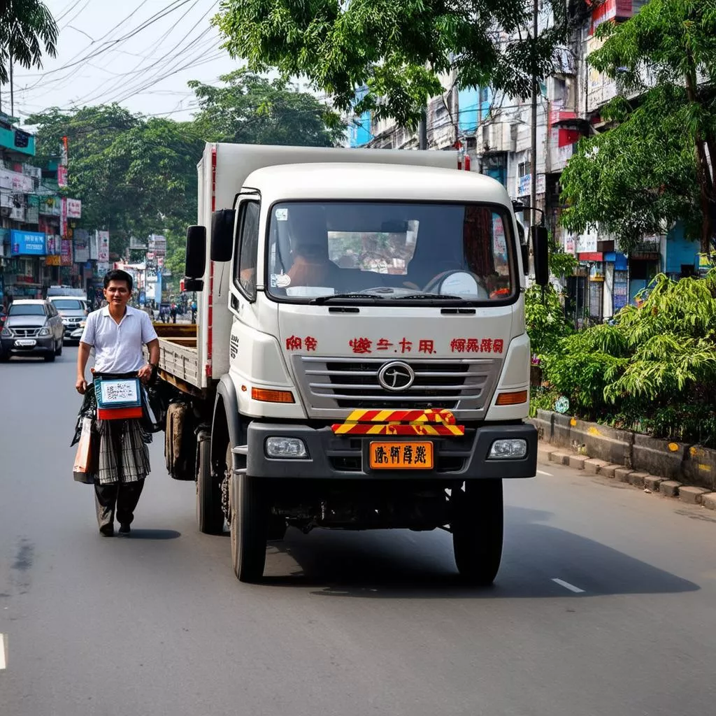 Trucks in Hanoi