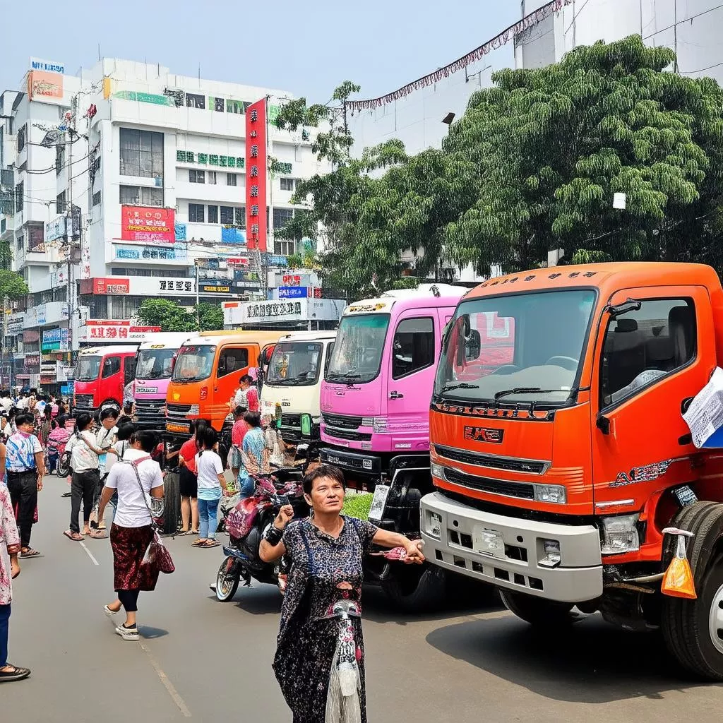 XE TẢI HÀ NỘI cửa hàng xe tải