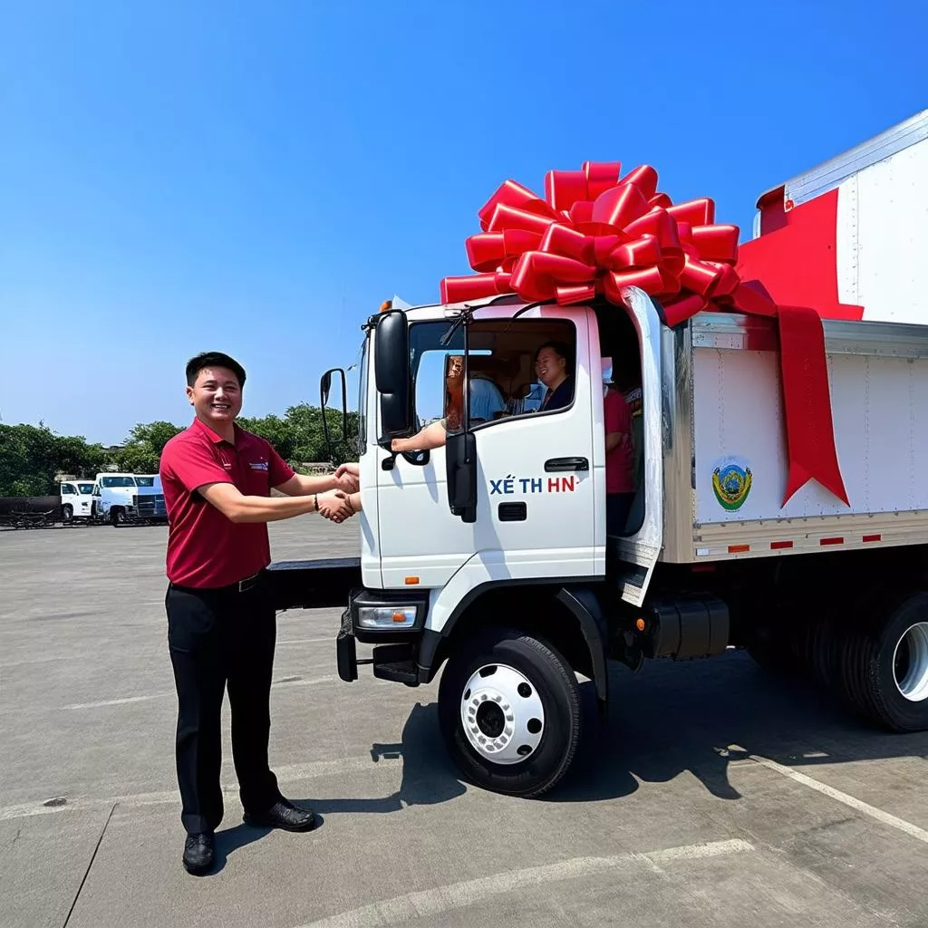 Xe Tải Hà Nội entrega camiões ao domicílio