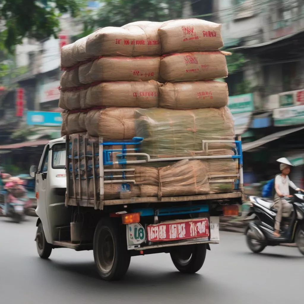 Xe tải Hà Nội vận chuyển hàng hóa