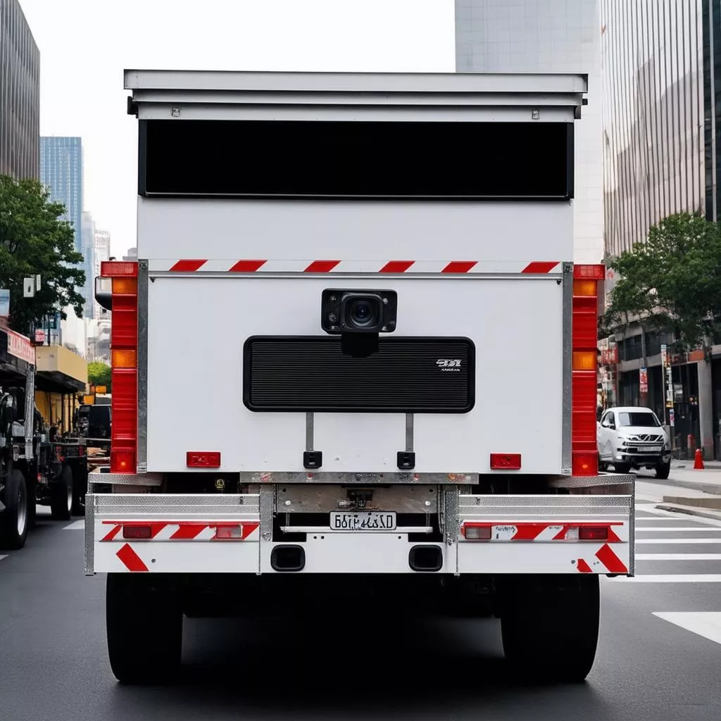 Xe tải hiện đại có chế độ Rear