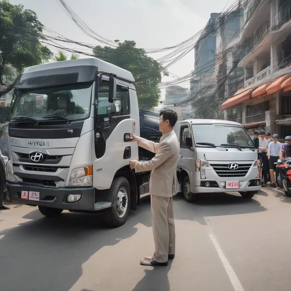 Xe Tải Hyundai Giao Khách Tại Hà Nội