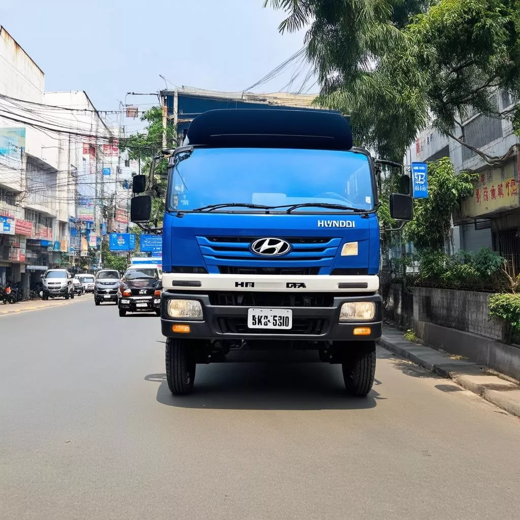 최신 현대 트럭