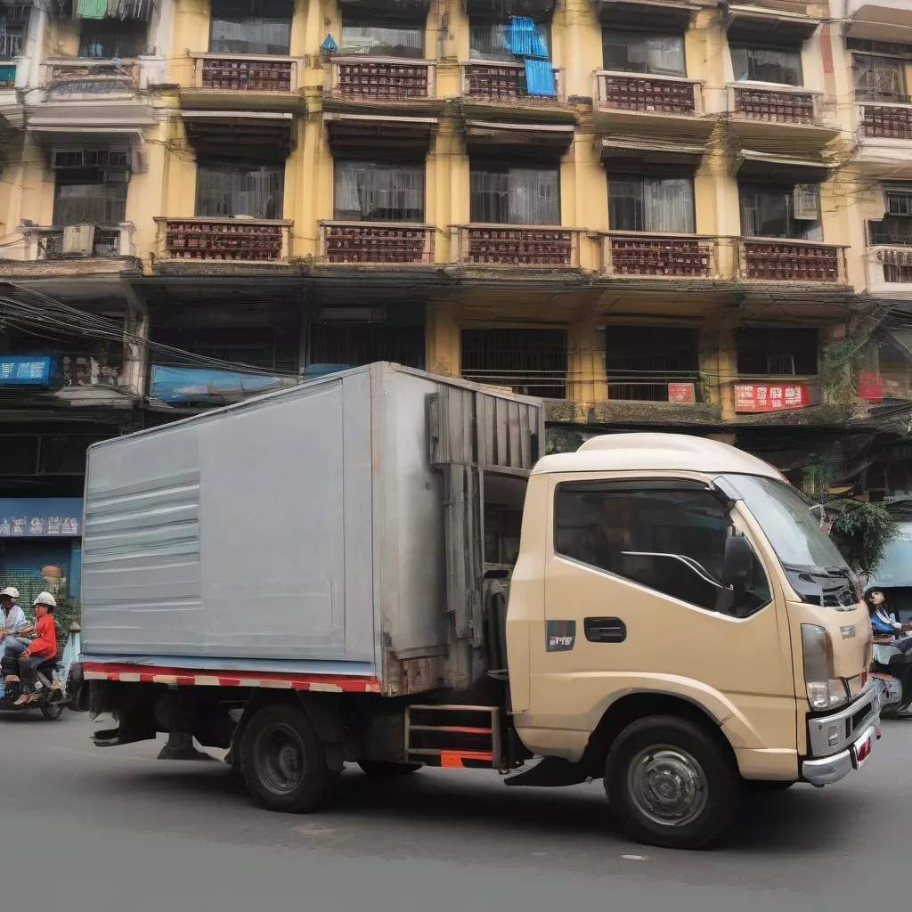 Xe tải hiện đại tại Hà Nội