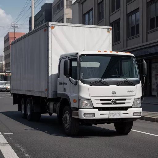 Xe tải Hino Dutro XZU342L 5 tấn thùng lửng màu trắng