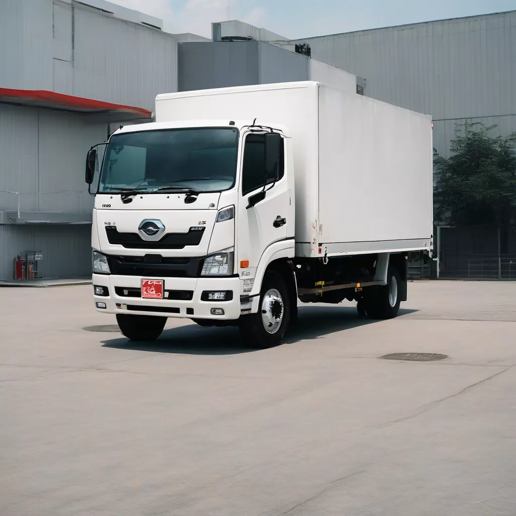 # 日野FG8JPSL 8吨厢式货车：企业运输优选