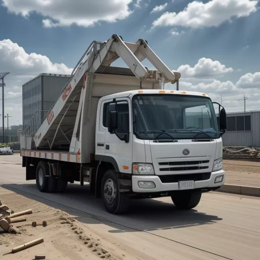 Truk Hino Crane Unic 5 Ton: Tangguh, Efisien, Multifungsi