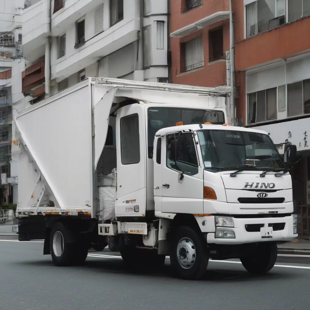 Xe tải Hino giao hàng