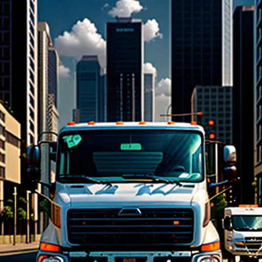 सफ़ेद हिनो ट्रक