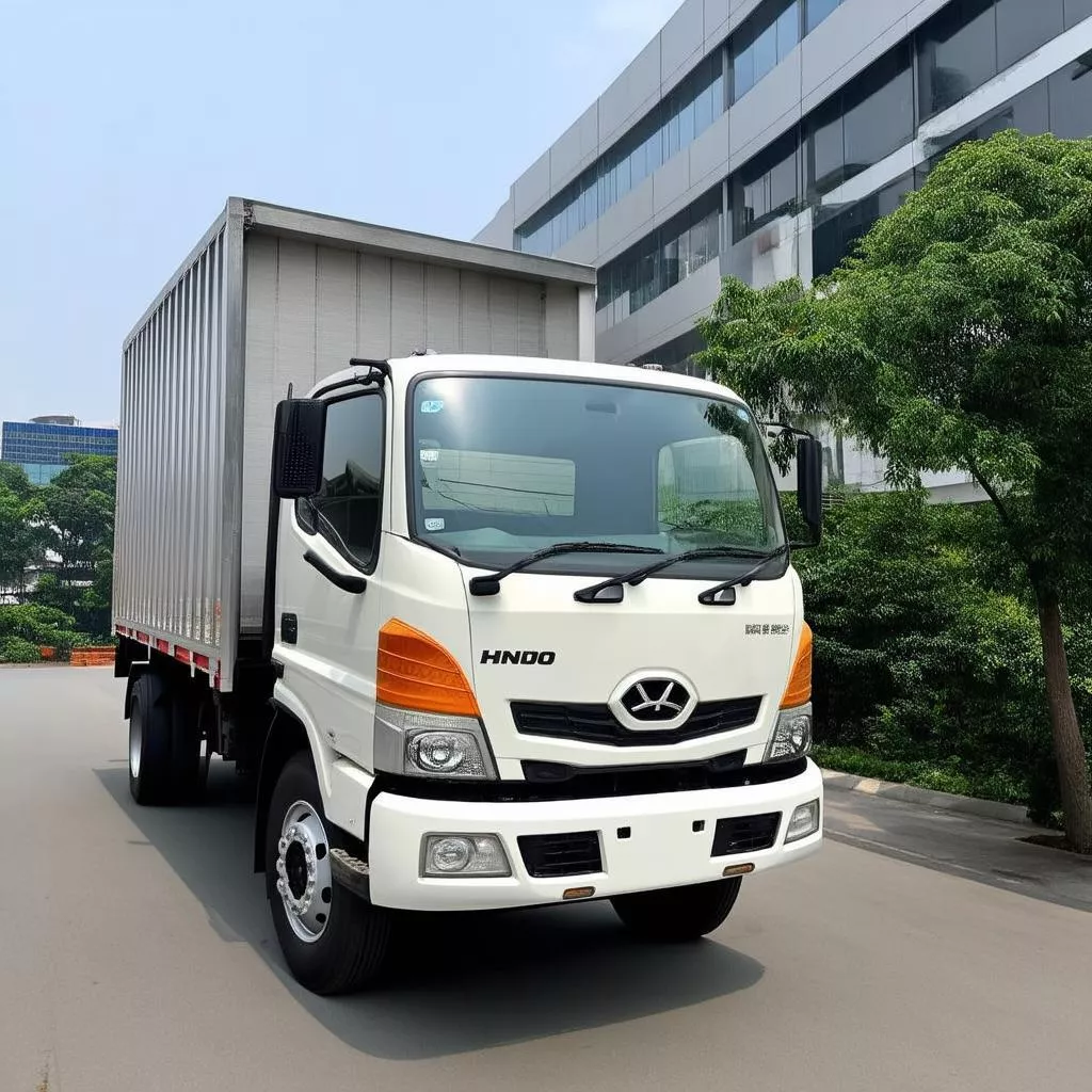 Hino truck in Hanoi