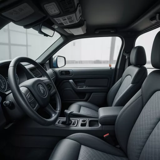 华迈HG990A 990公斤篷布货车内饰