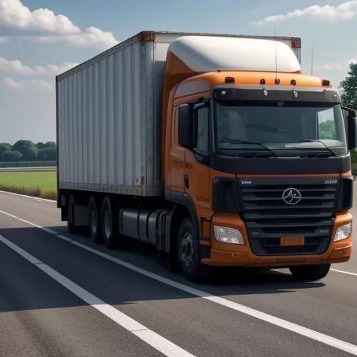 Howo Max 4 axle truck driving on the highway