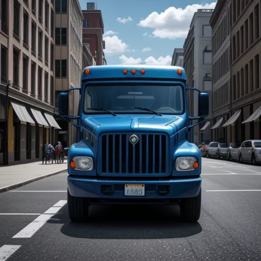 Truk Hyundai 2.5 Ton Warna Biru