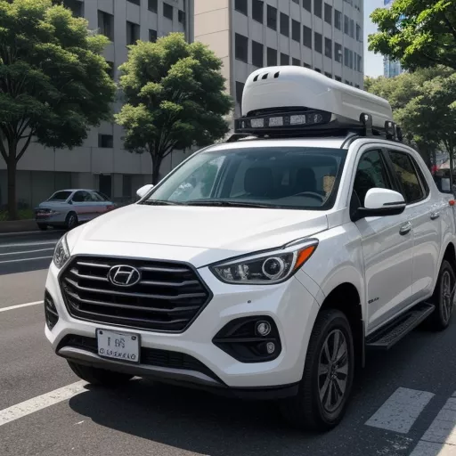 Hyundai Tri-axle Truck with Enclosed Cargo Bed