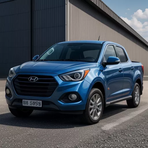 Xe tải Hyundai Mighty N250 màu xanh