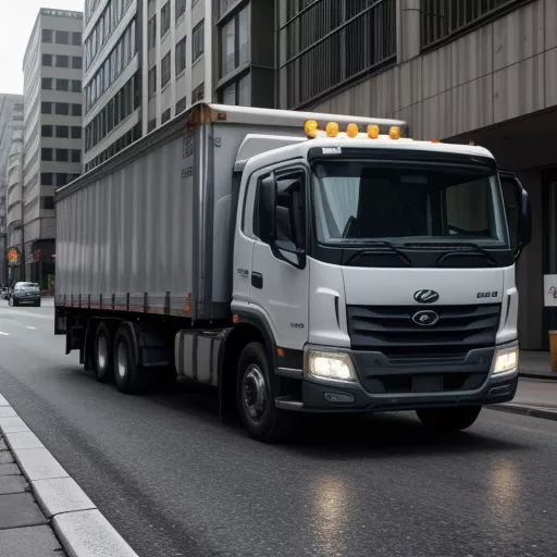 Camião Hyundai numa rua