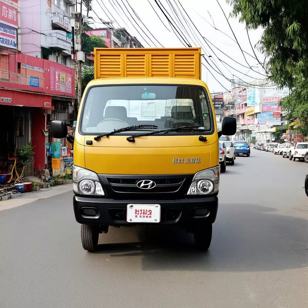 Camion Hyundai H100 rue Hàng Buồm