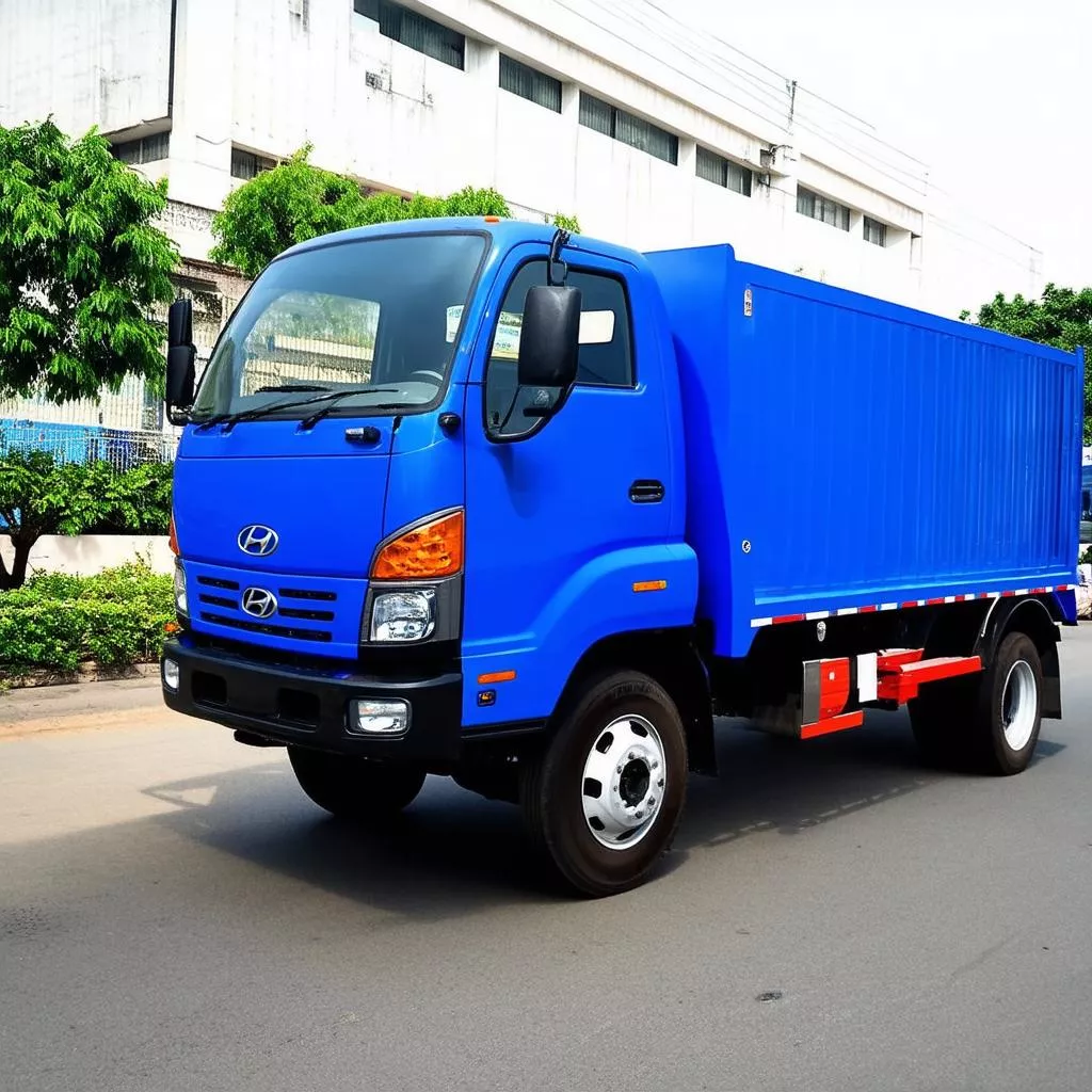 Xe tải Hyundai HD99 màu xanh dương