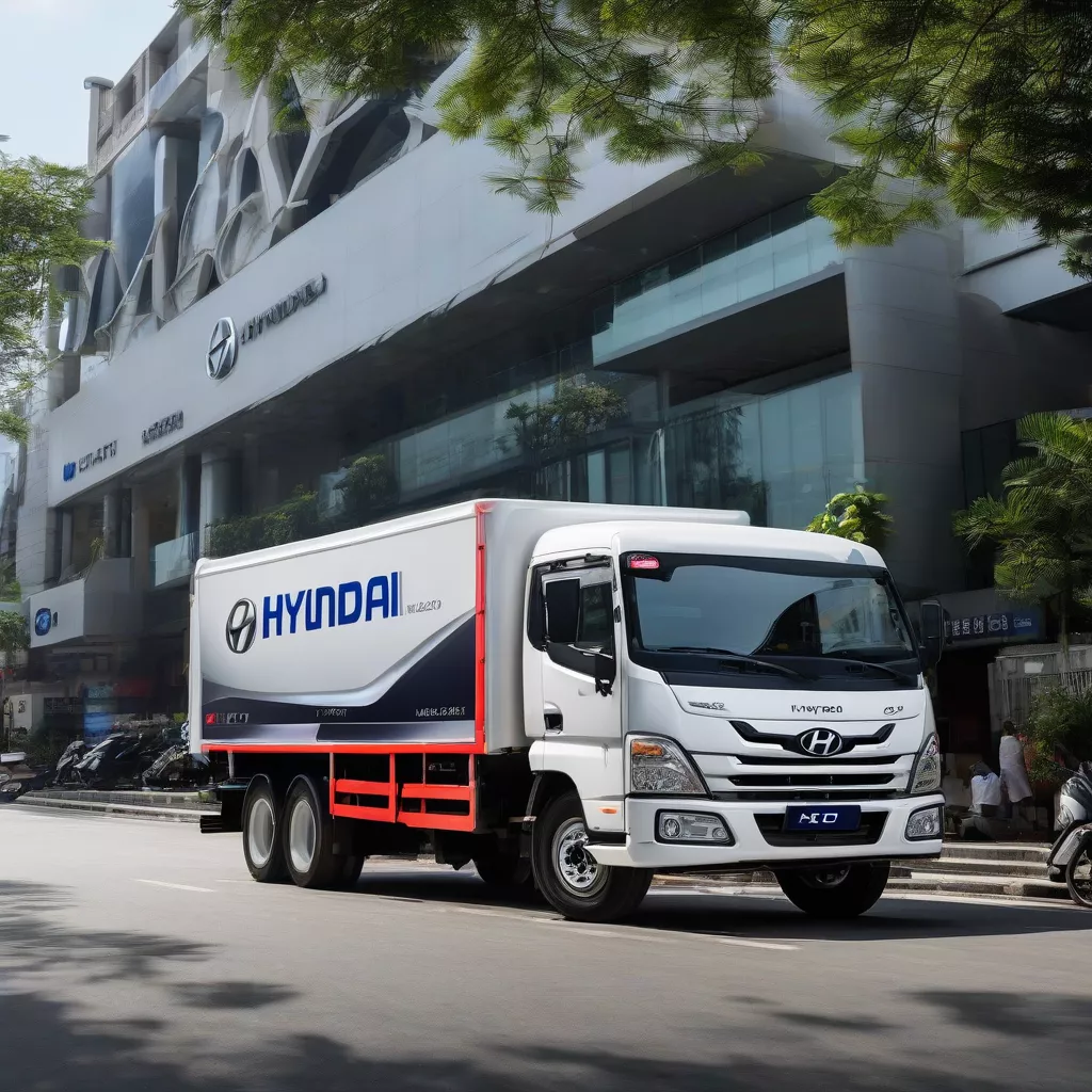 Xe tải Hyundai hiện đại