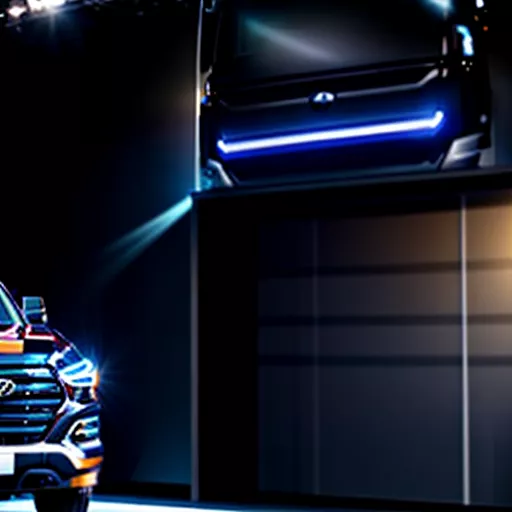 Hyundai trucks in North Vietnam