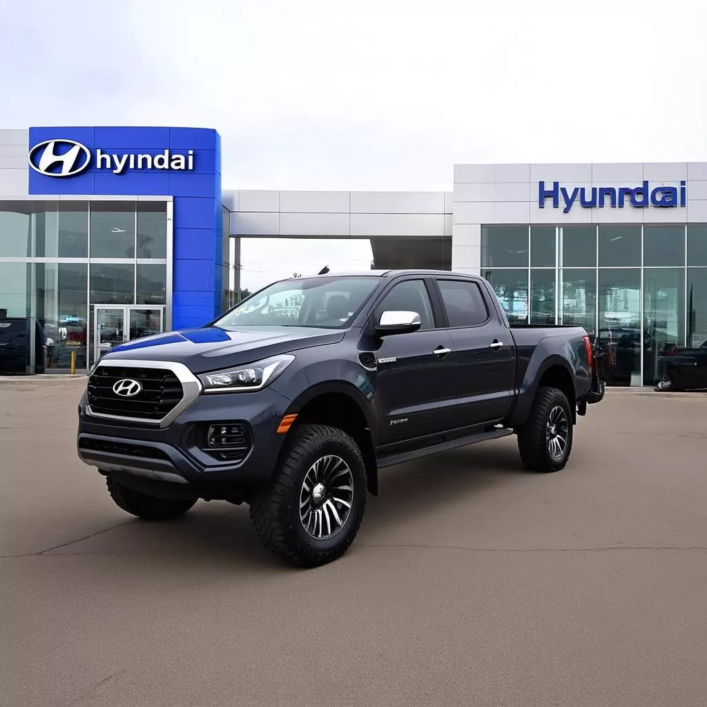 Hyundai truck in North Vietnam