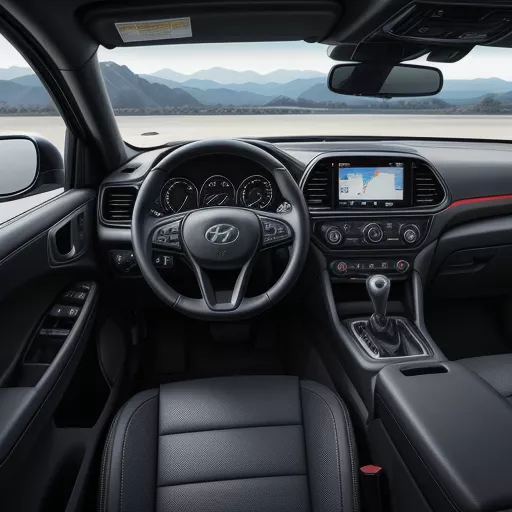 Interior of the Hyundai Mighty EX8 GT S1 Truck