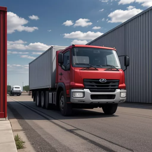 Xe tải Hyundai N250 thùng kín màu đỏ