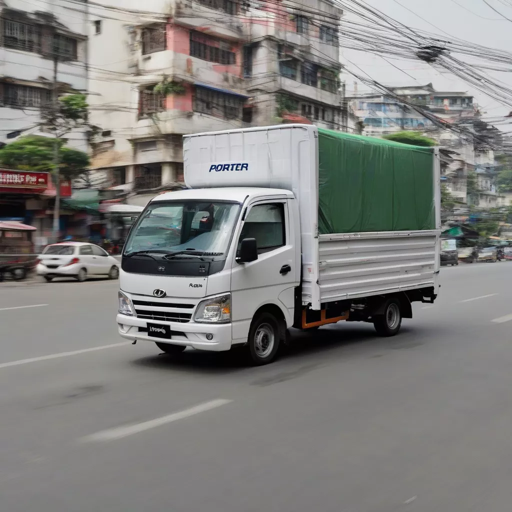 Xe tải Hyundai Porter H150 ở Hà Nội