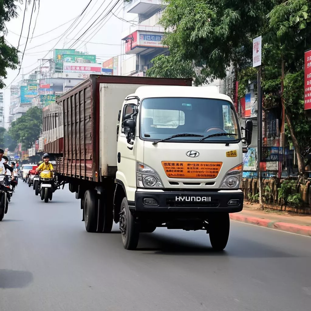 Hyundai LKW in Hanoi