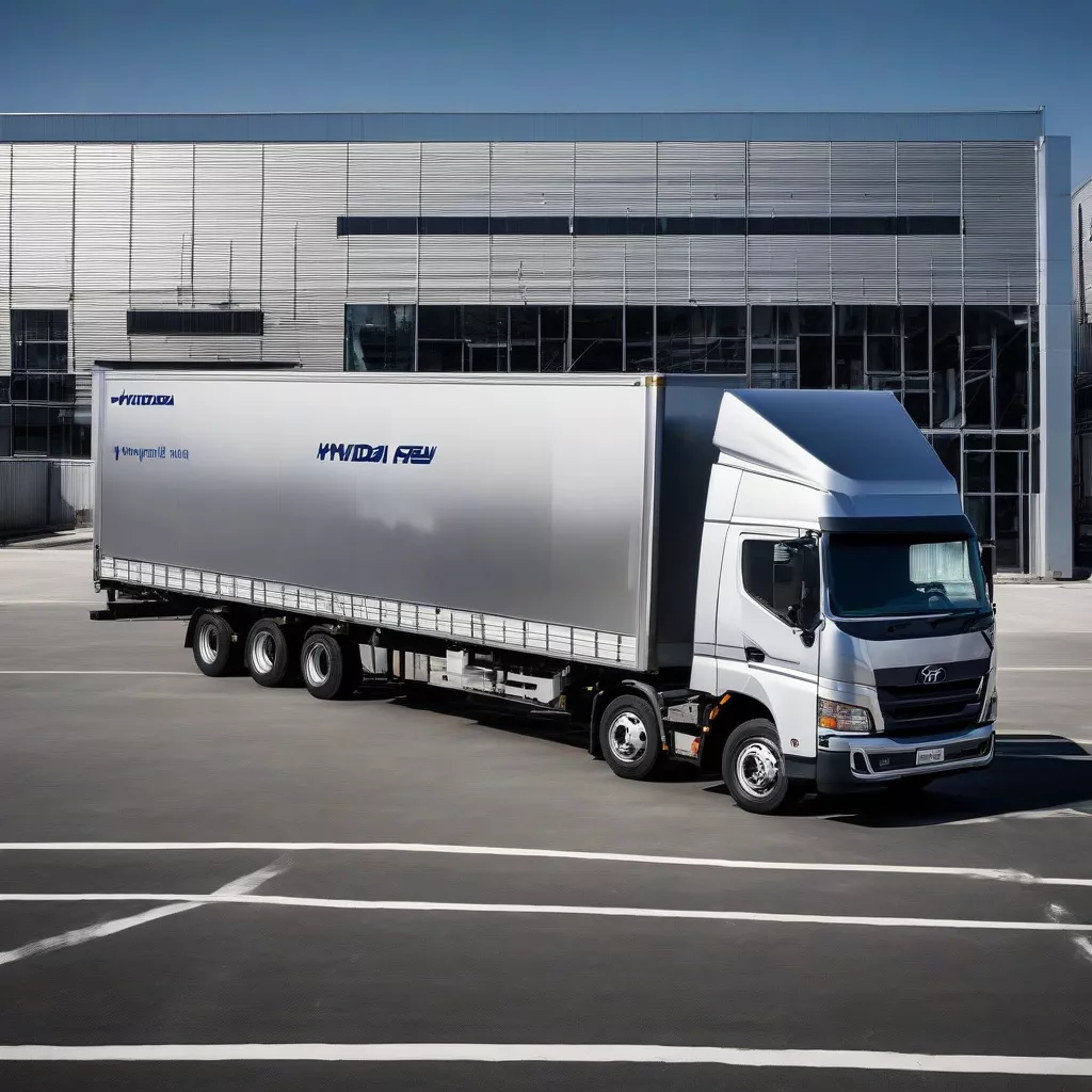 Xe tải Hyundai tại khu công nghiệp