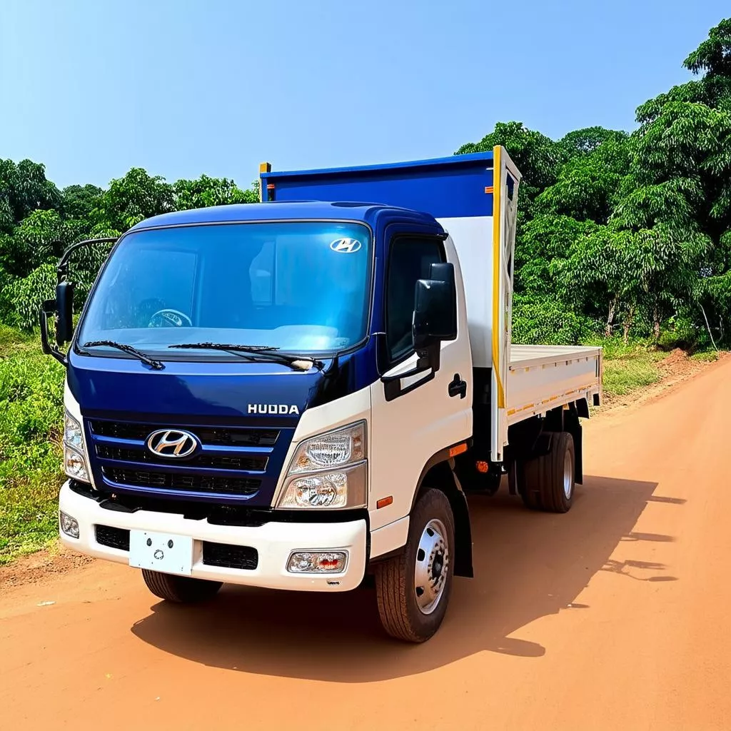 Hyundai truck in Thanh Hoa