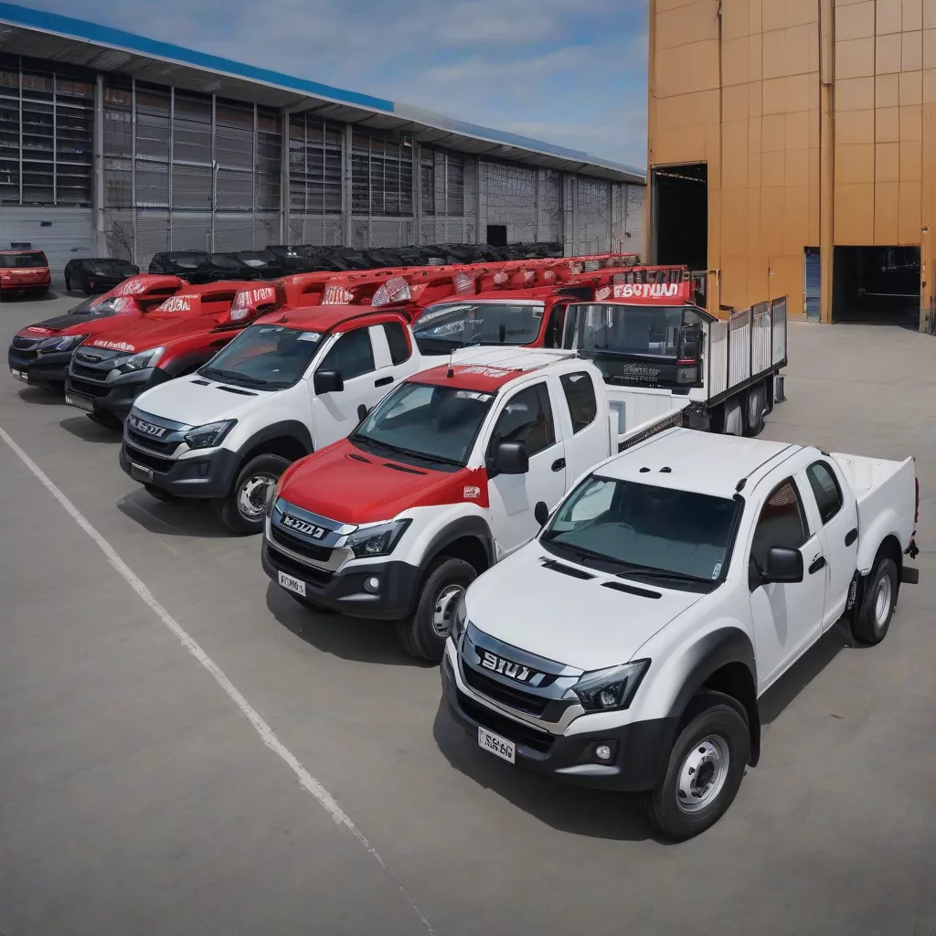 Isuzu truck supporting business operations