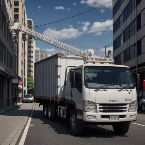 Isuzu NQR75L 3.5-Ton Truck with Unic URV340 3-Ton Crane