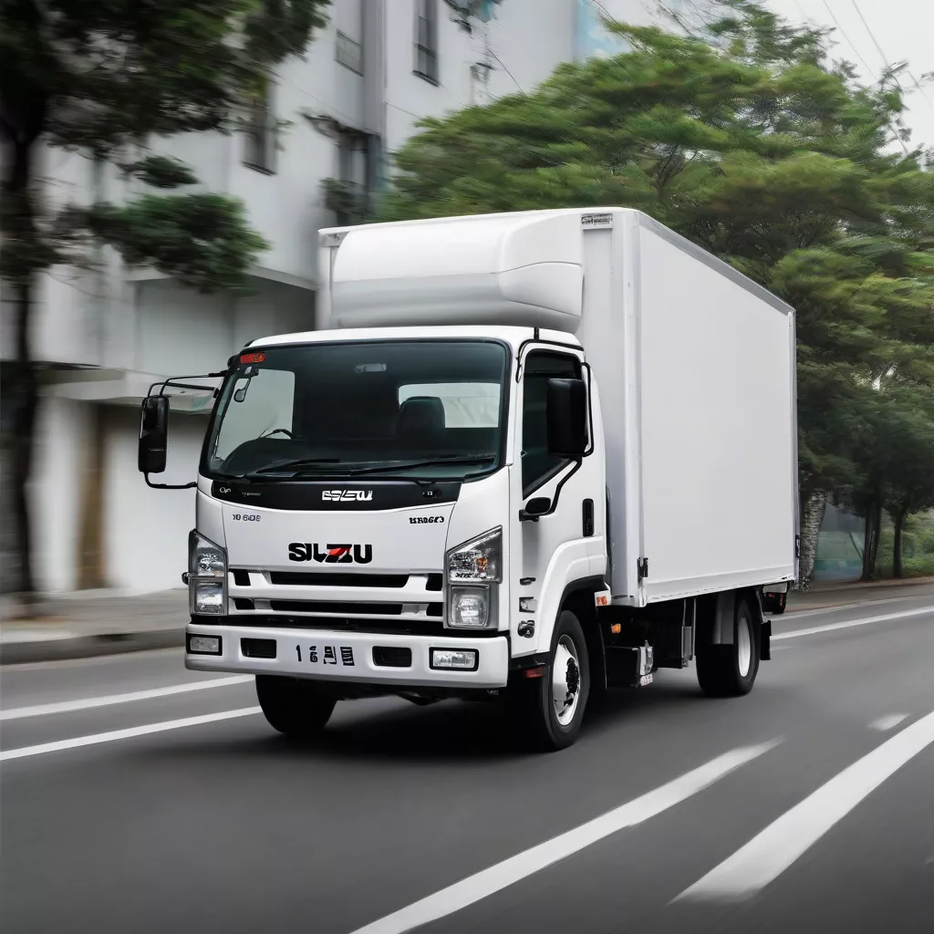 Isuzu QLR77FE4 Kühltransporter: Ideal für temperaturgeführte Transporte