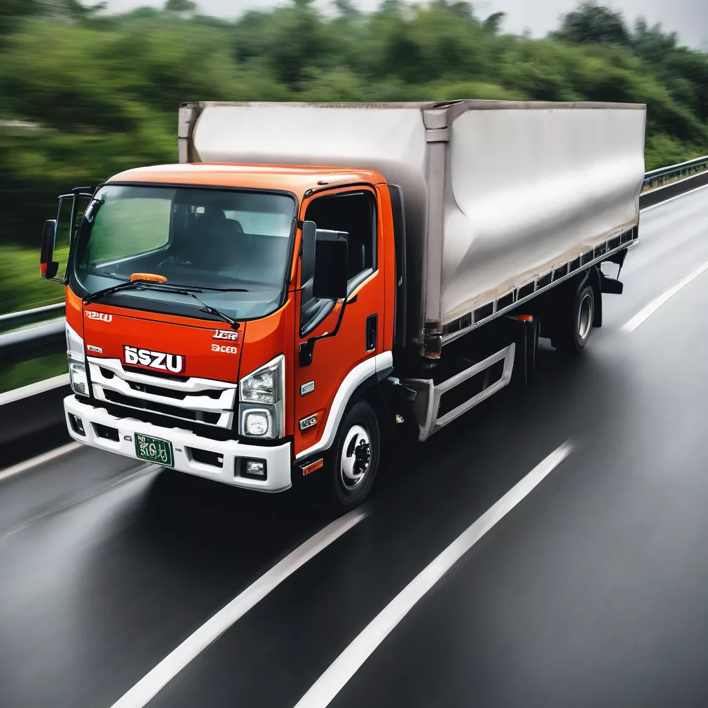 Xe Tải Isuzu Vận Chuyển Hàng Hóa