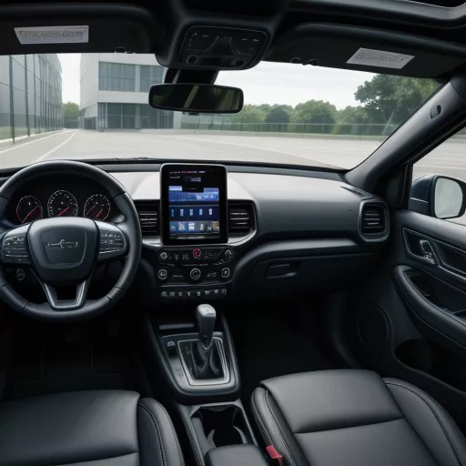 Interior do Camião JAC 2T4 Euro 4